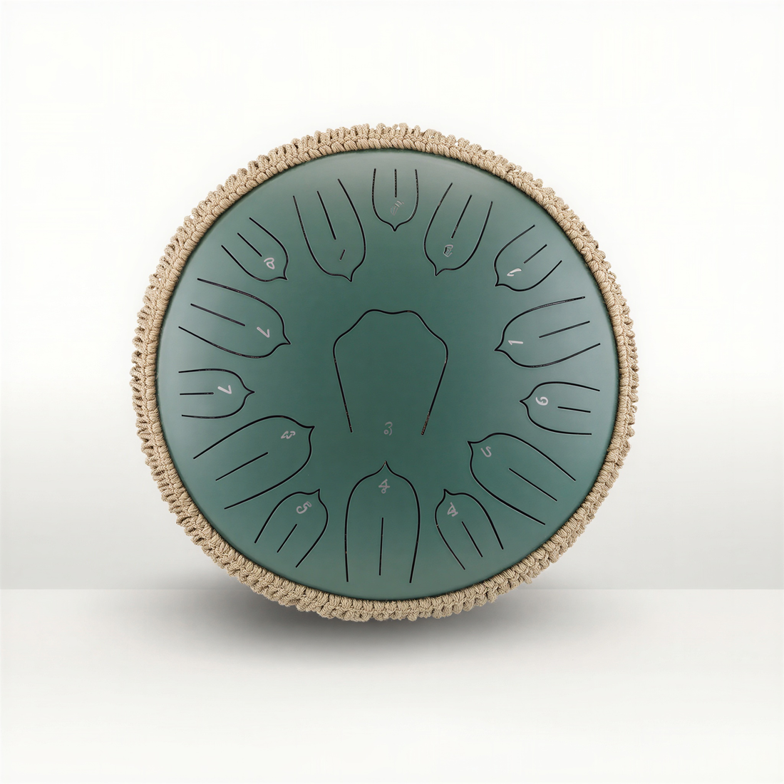 Steel Tongue Drum D 15 Notes 33 cm - Steel