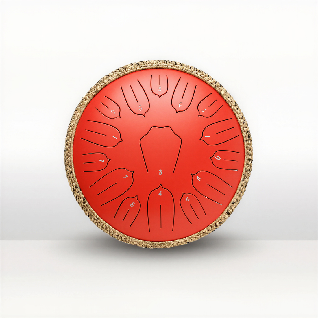 Steel Tongue Drum D 15 Notes 33 cm - Steel
