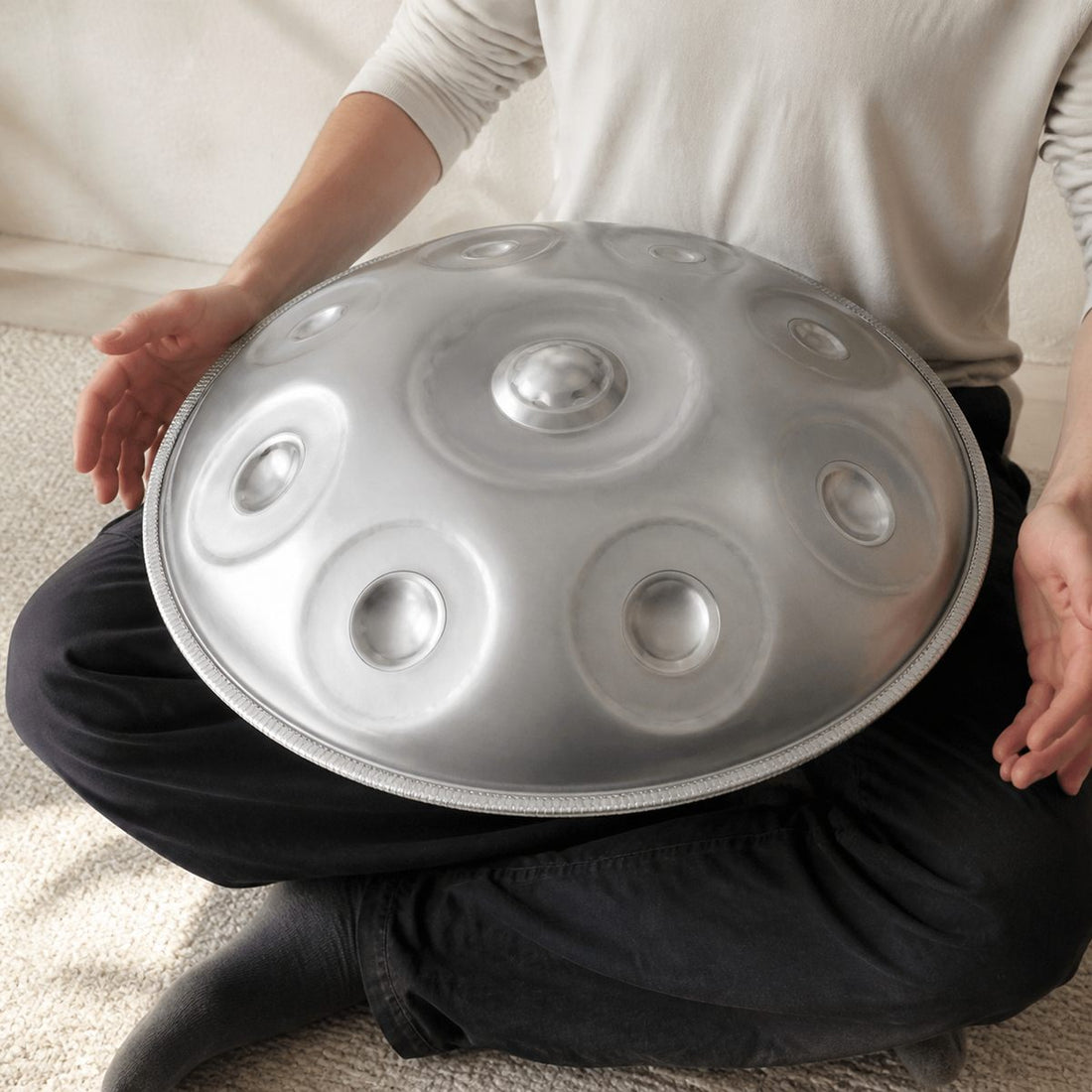 Handpan Air D Minor 9-10 Notes - Kurd or Celtic