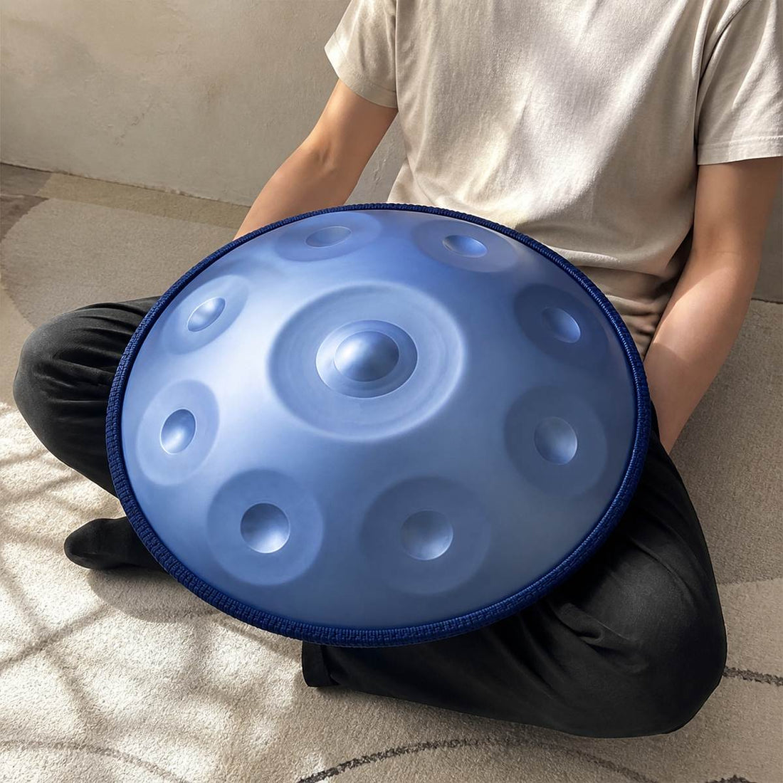 Handpan Ice Age Kurd D Minor 10 Notes - Ice Finish