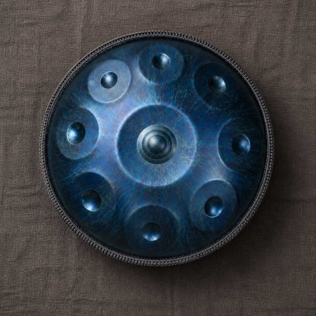 Handpan Stars D Minor 10 Notes - Blue, Hand Tuned
