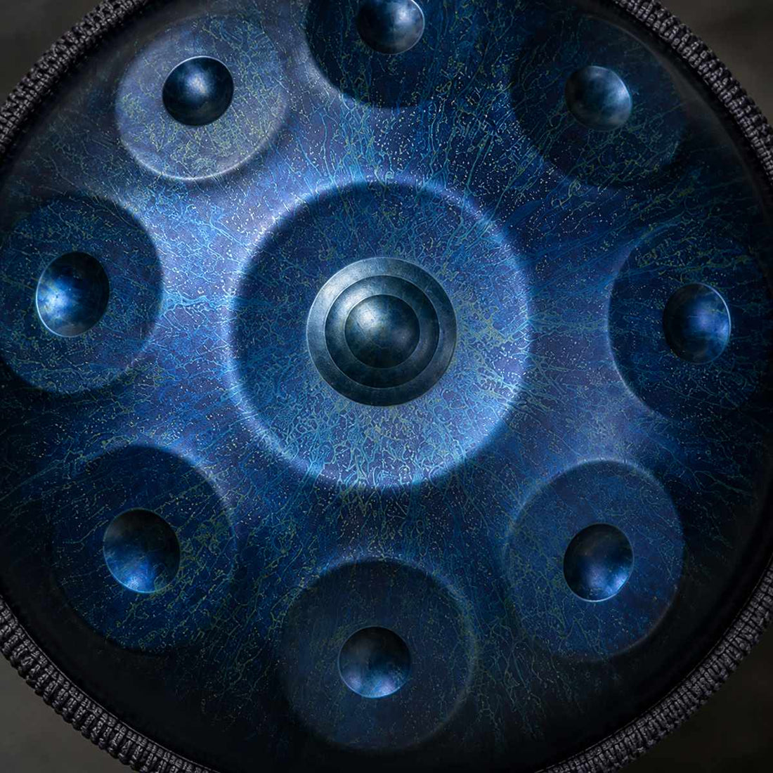 Handpan Stars D Minor 10 Notes - Blue, Hand Tuned