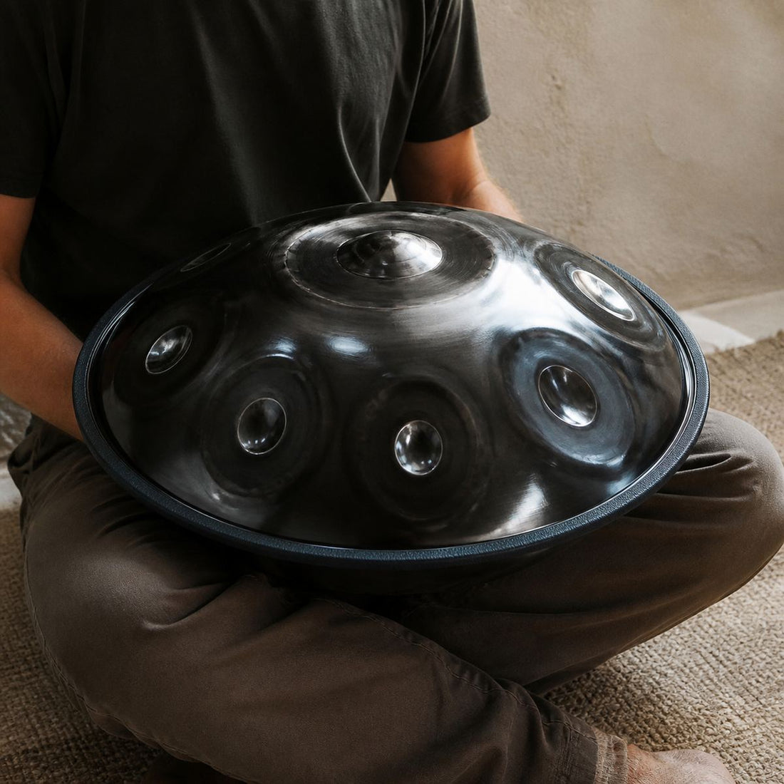 Handpan Black Knight D Minor 10 Notes - Kurd or Celtic