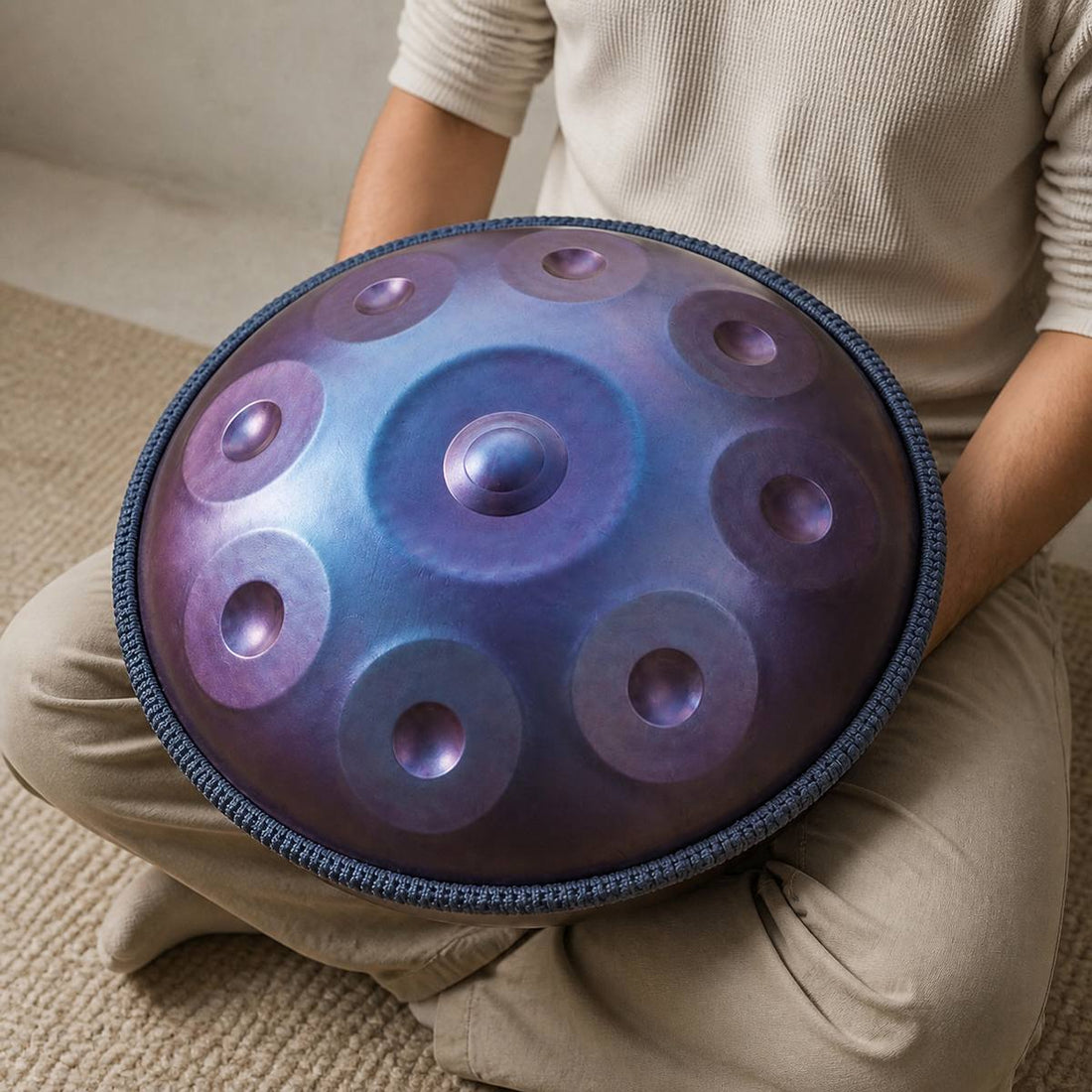 Handpan D Minor 9-12 Notes - Kurd or Amara, 56 cm