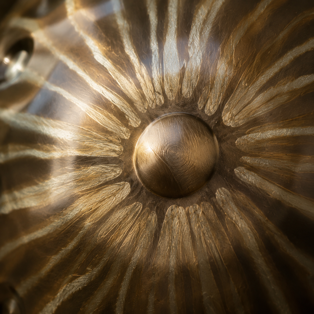 Handpan Elysium D Minor 9-12 Notes - Nitrided, Engraved