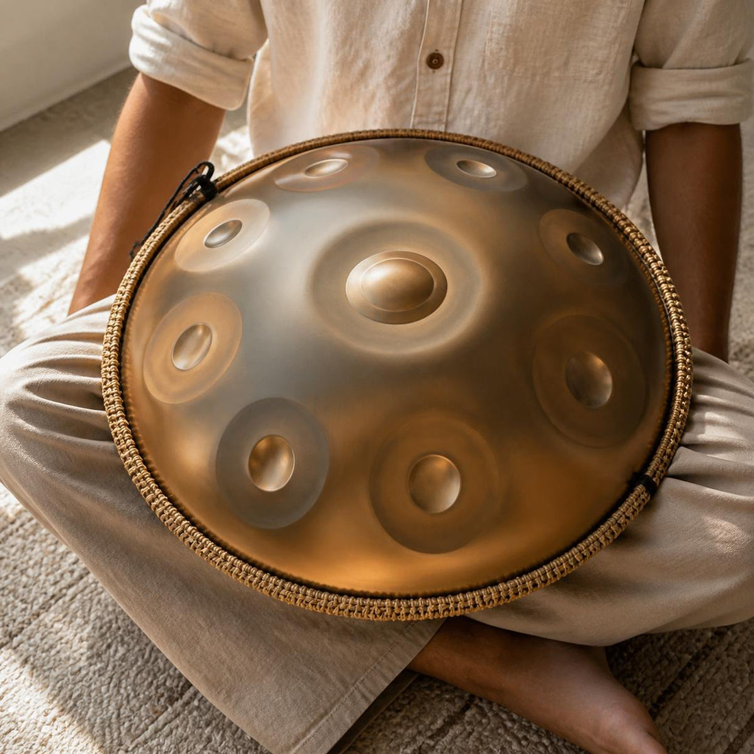 Handpan Kurd D Minor 17 Notes - Double Sided, Gong Scale