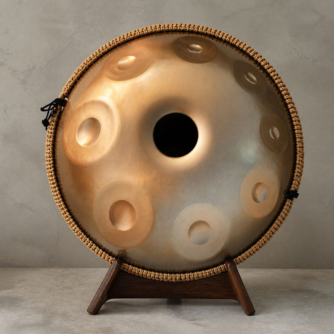 Handpan Kurd D Minor 17 Notes - Double Sided, Gong Scale