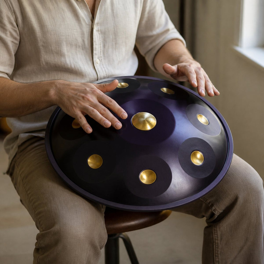 Handpan King D Minor 9-12 Notes - Kurd or Celtic