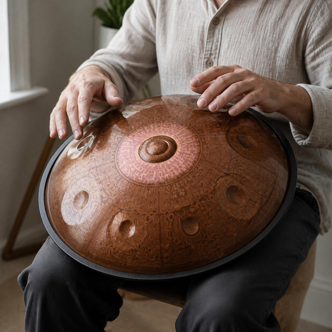 Handpan Maya D Minor 9-12 Notes - Kurd or Amara Celtic