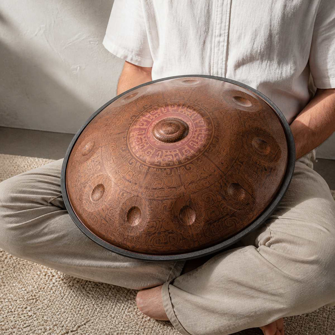 Handpan Maya D Minor 9-12 Notes - Kurd or Amara Celtic