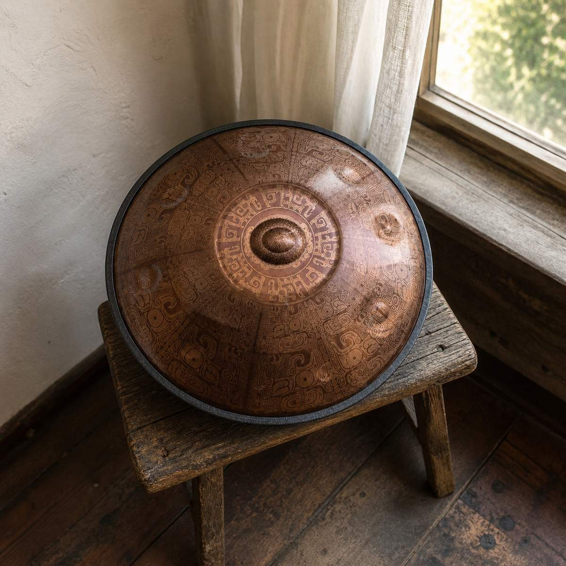 Handpan Maya D Minor 9-12 Notes - Kurd or Amara Celtic