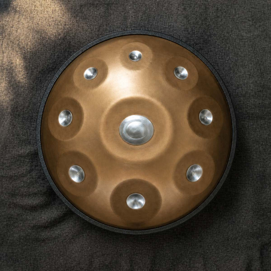 Mini Handpan G Minor 9 Notes - 45 cm, Hand Tuned