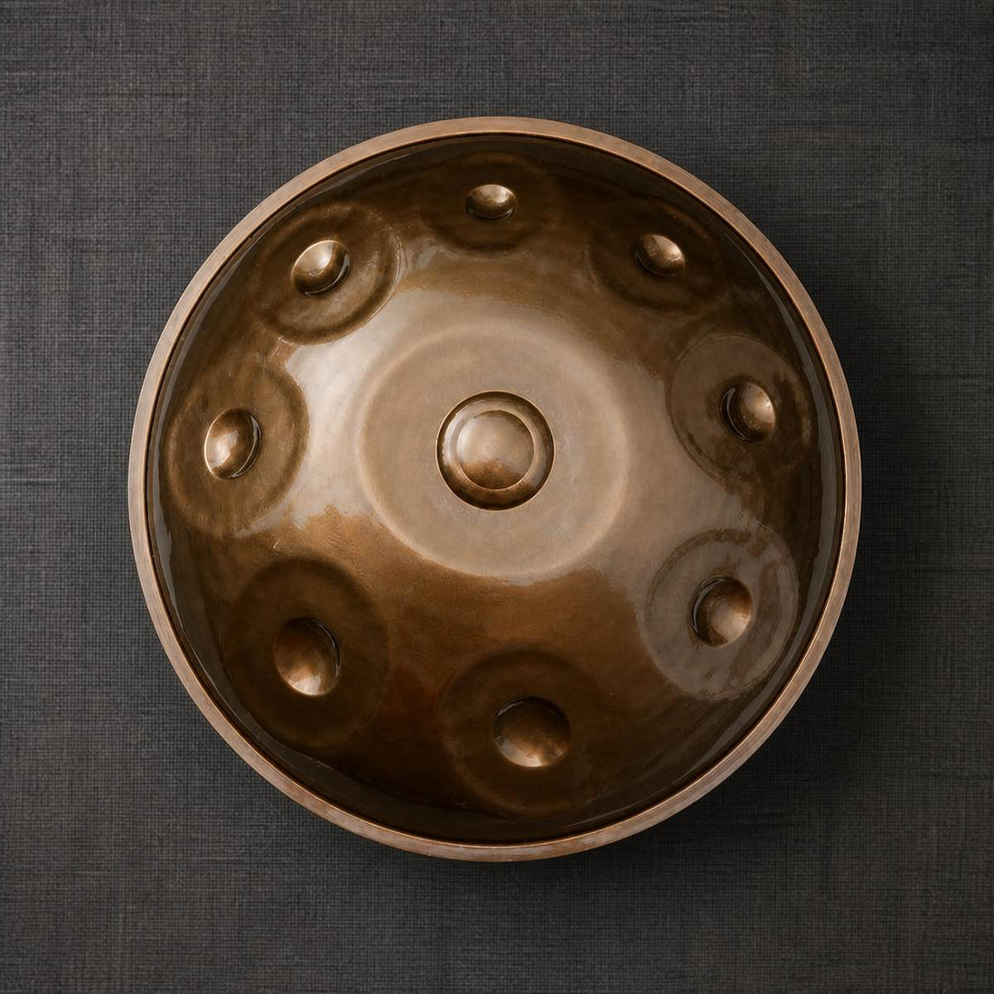 Mini Handpan Palm-Zen F Kurd 9 Notes - Premium Steel