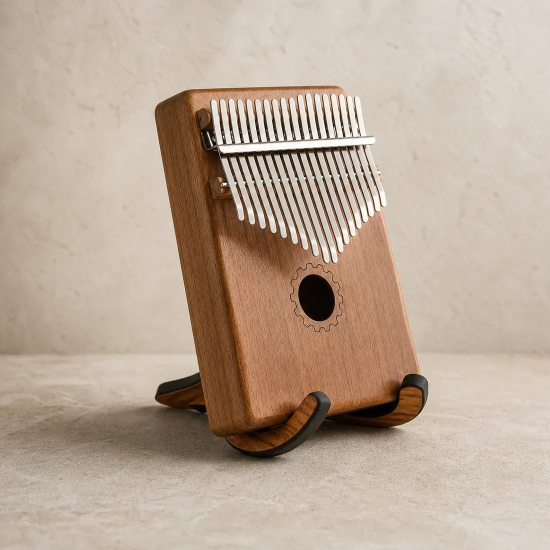 Kalimba Stand - Solid Wood, Two-Piece