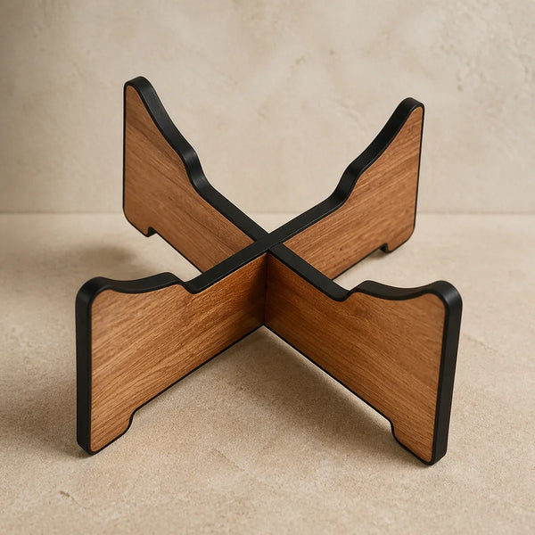 Steel Tongue Drum Stand - Wood, 2 Colours, 3 Sizes