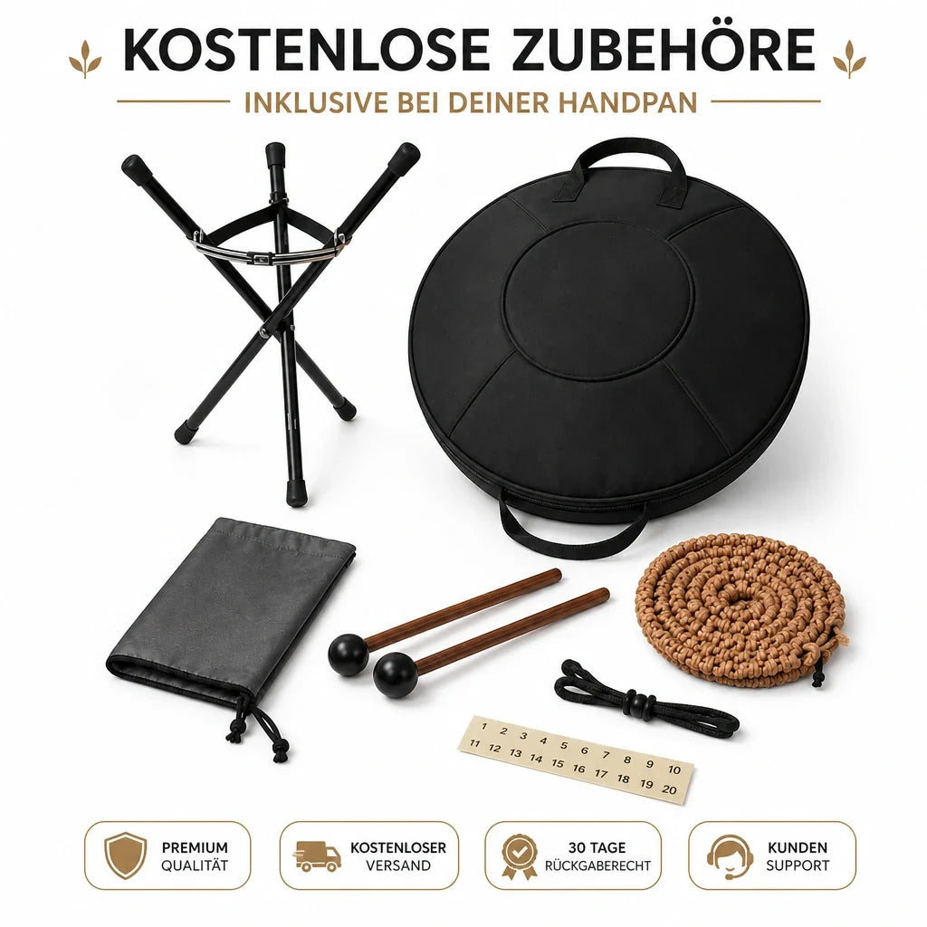 Handpan Kurd D Minor 9-12 Notes - Nitrided Steel