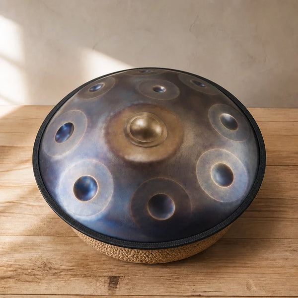 Handpan Galaxy Kurd D Minor 10 Notes - Purple Gradient