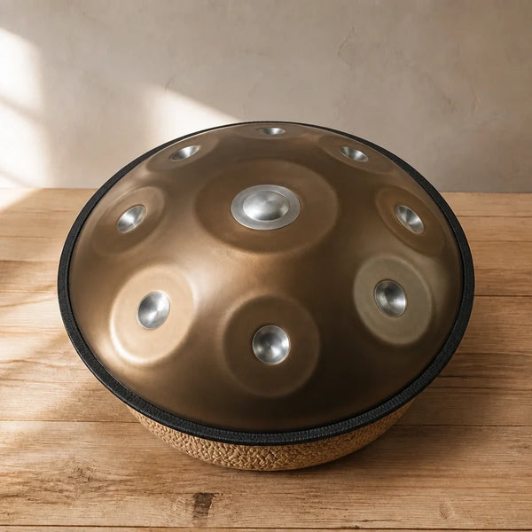 Mini Handpan G Minor 9 Notes - 45 cm, Hand Tuned