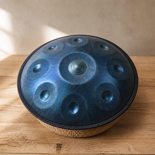 Handpan Stars D Minor 10 Notes - Blue, Hand Tuned