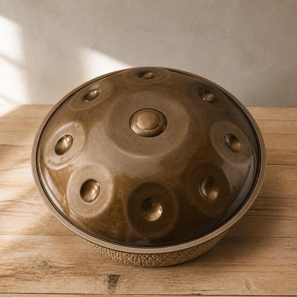 Mini Handpan Palm-Zen F Kurd 9 Notes - Premium Steel