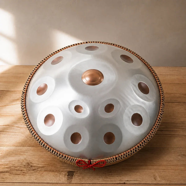 Handpan D Minor 9-12 Notes - Satin Stainless Steel