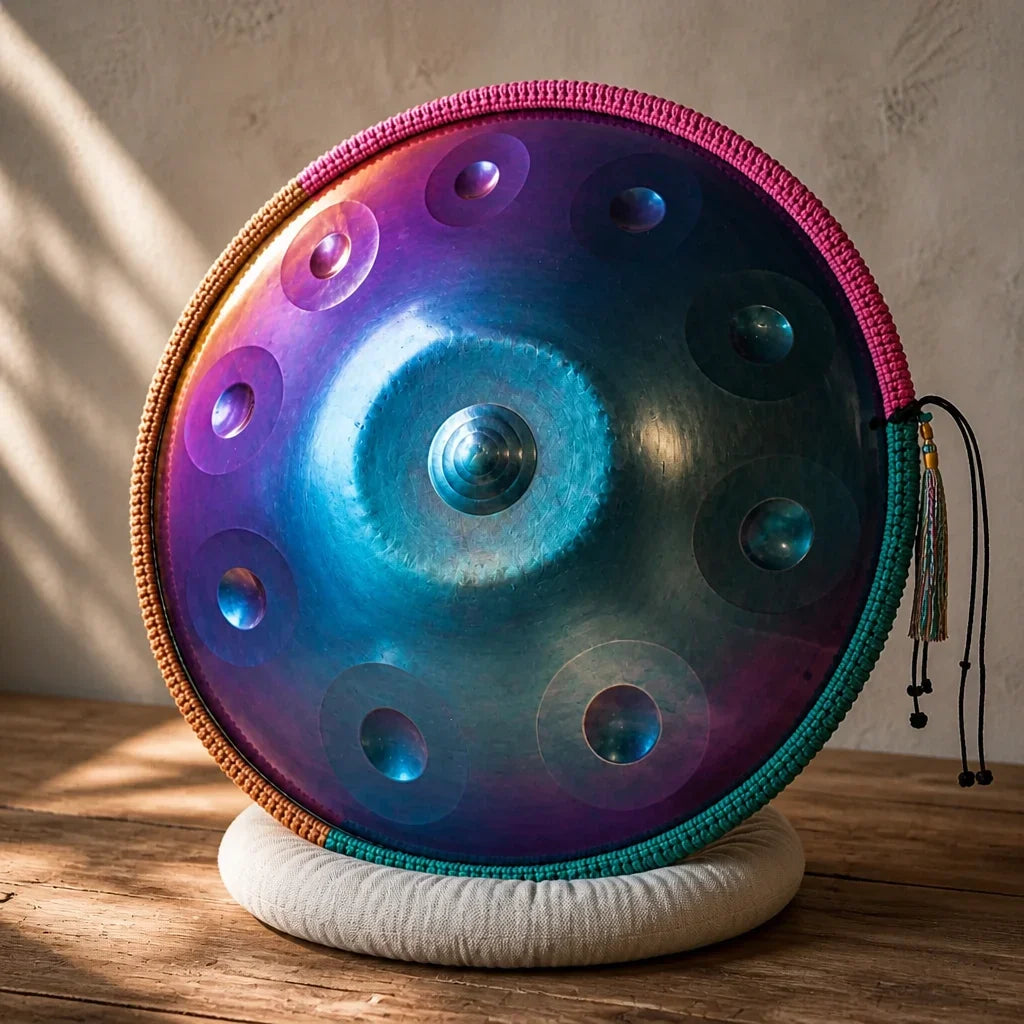 Handpan Kurd D Minor 10 Notes - Infinity Design