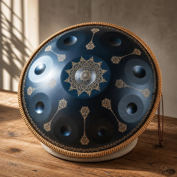 Handpan Kurd D Minor 9-10 Notes - Starry Sky, Blue or Gold