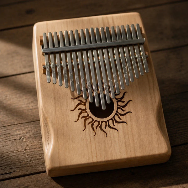 Kalimba 21 Keys - Solid Maple, Premium