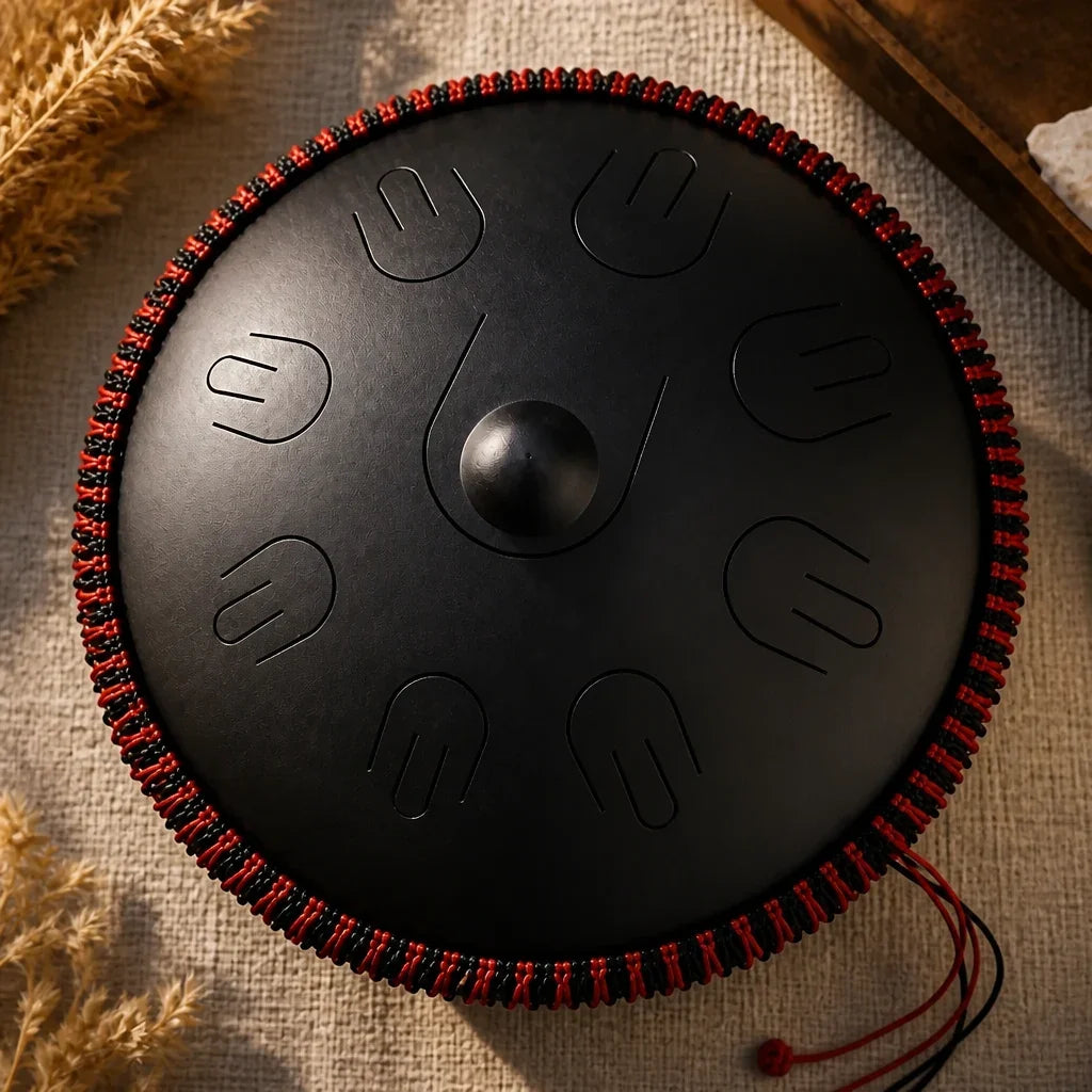 Steel Tongue Drum Solstice 8 Notes - Handpan Look