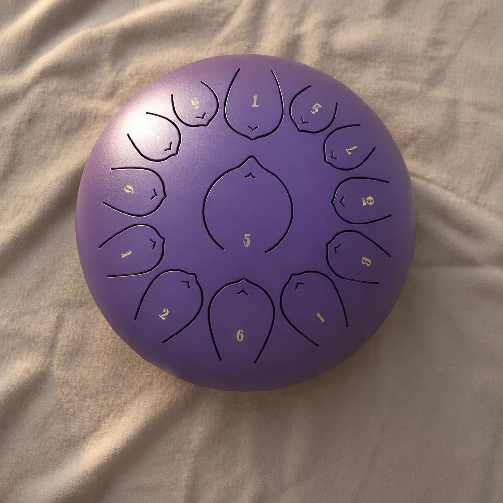 Steel Tongue Drum C Major 13 Notes 432 Hz - Stainless Steel