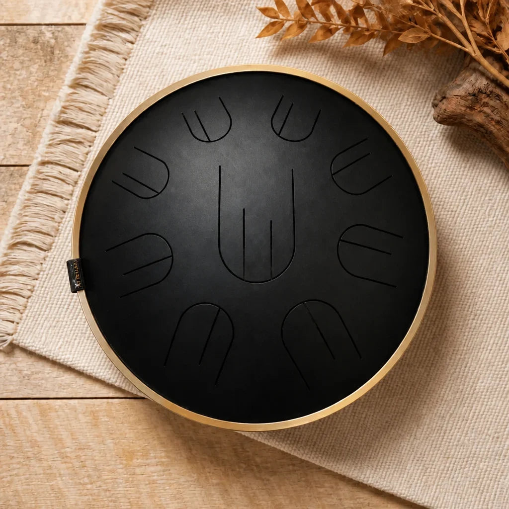 Steel Tongue Drum Amara D Minor 9 Notes - Titanium Steel