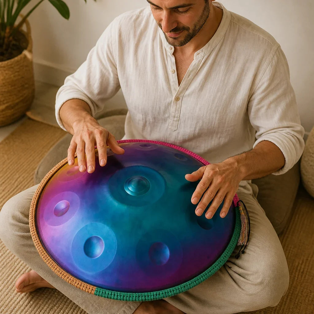 Handpan Kurd D Minor 10 Notes - Infinity Design