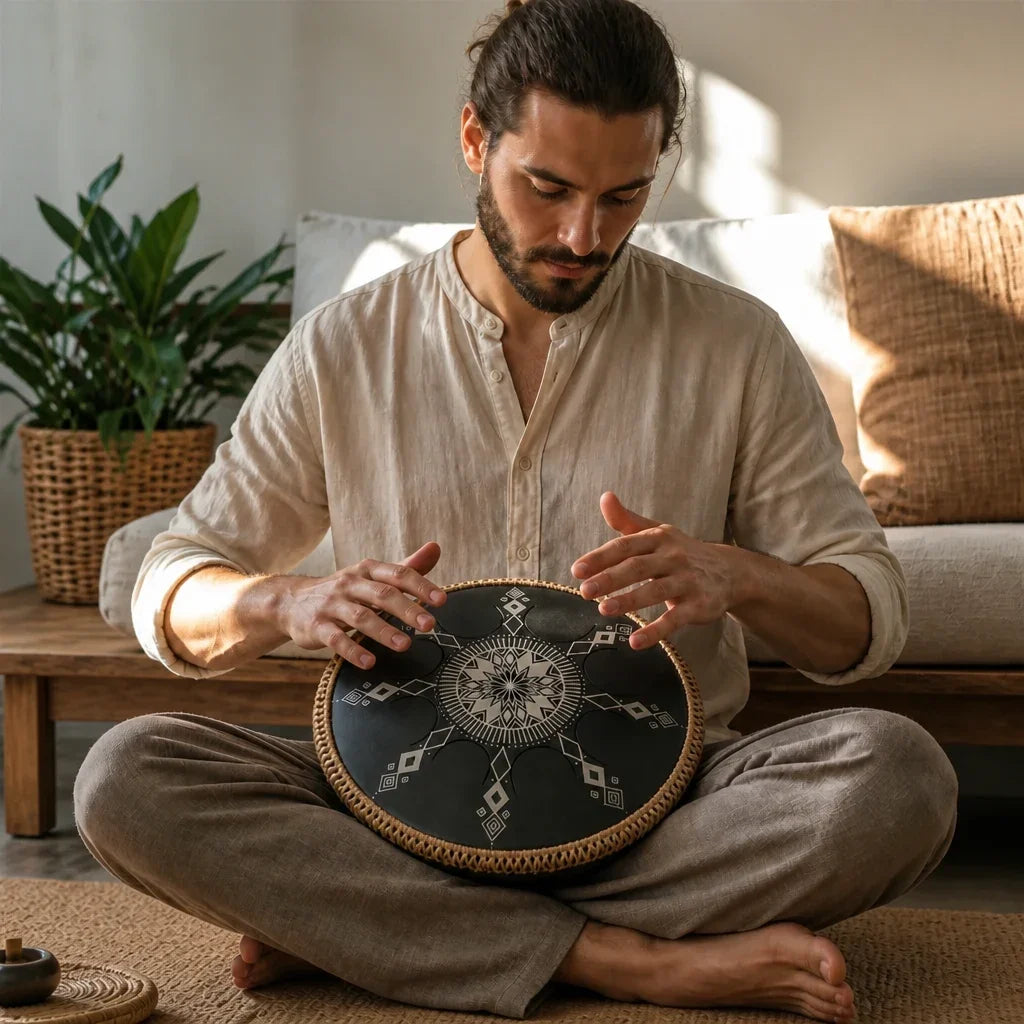 Steel Tongue Drum Enigma 8 Notes - Nitrided Steel
