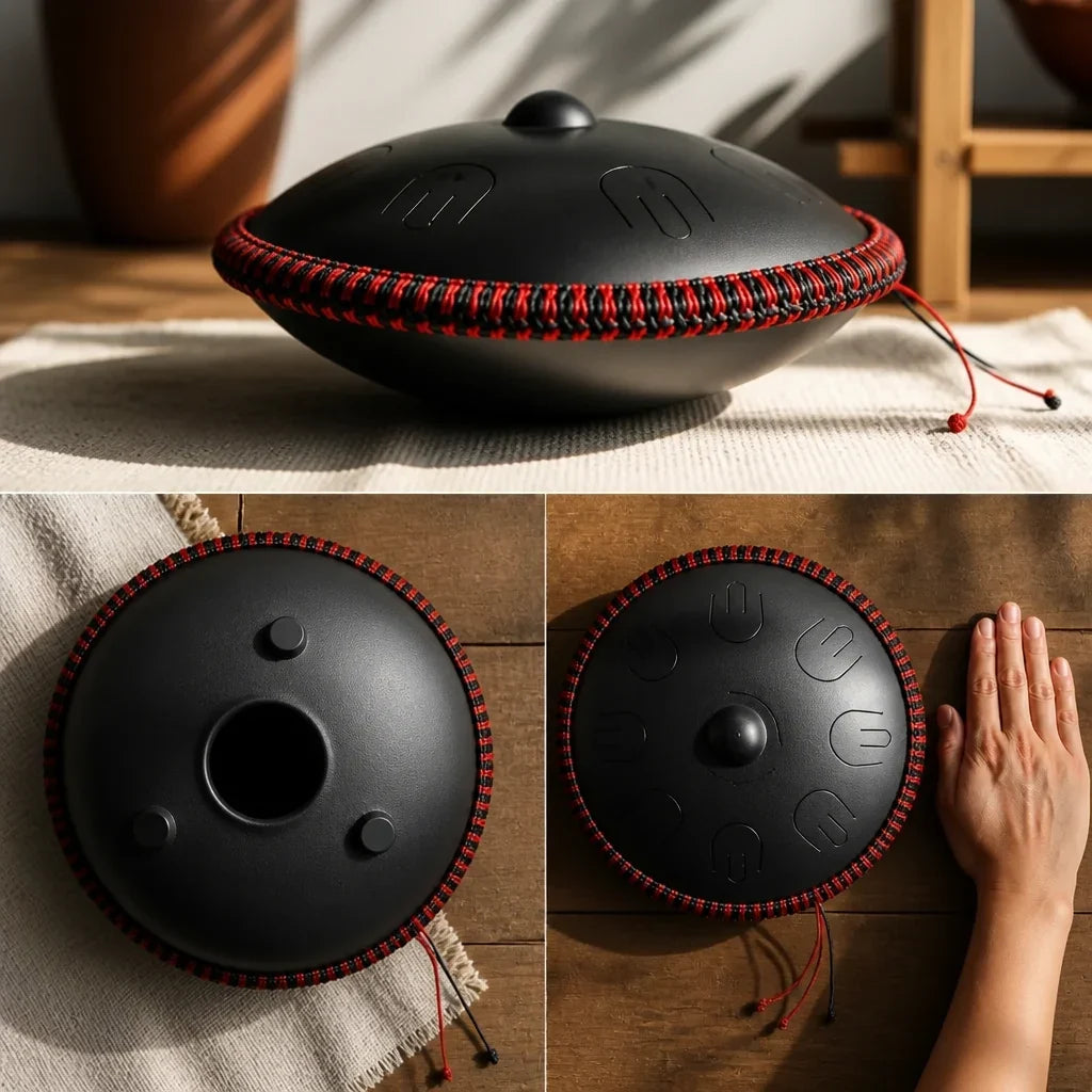 Steel Tongue Drum Solstice 8 Notes - Handpan Look