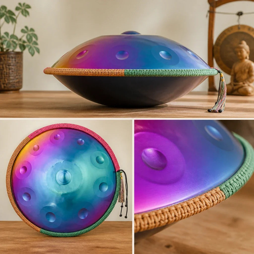 Handpan Kurd D Minor 10 Notes - Infinity Design
