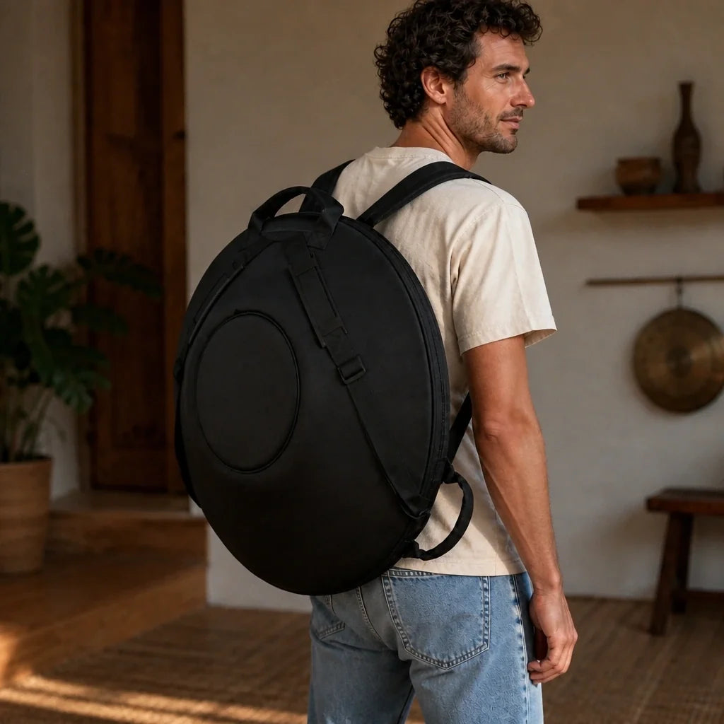 Handpan Bag - Padded, Light, With Backpack Straps