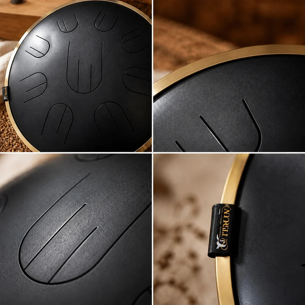 Steel Tongue Drum Amara D Minor 9 Notes - Titanium Steel