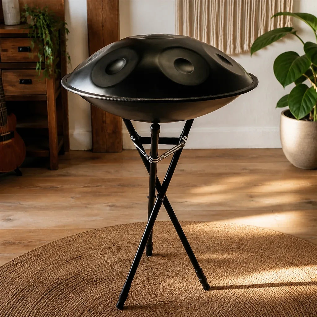 Handpan Stand Black - Foldable and Compact