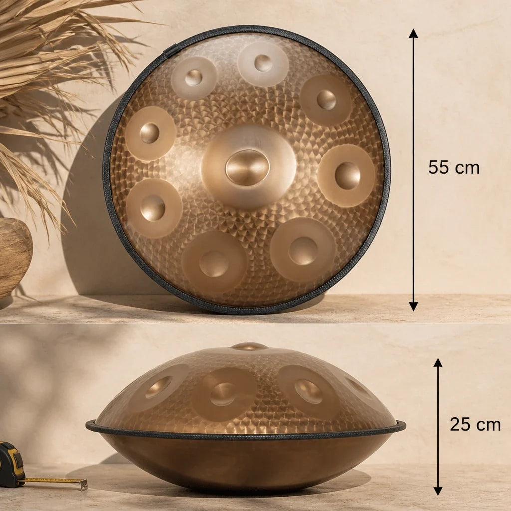 Handpan Kurd D Minor 9-12 Notes - Classic, 55 cm