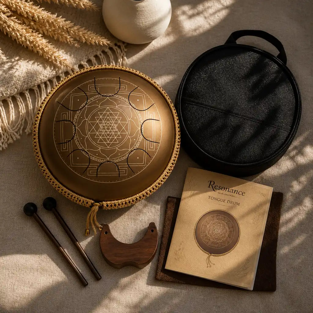 Steel Tongue Drum Enigma Meditation 8 Notes - Hand Tuned